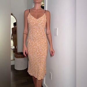 Floral Spaghetti Strap Dress